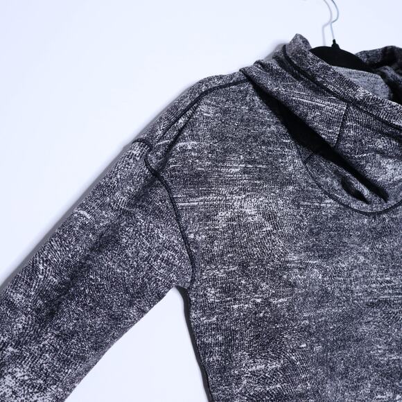 LULULEMON Forever Endeavour Long Sleeve Rush Black White Sweatshirt Women's 6 - Picture 5 of 11